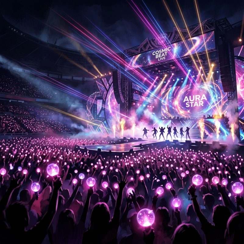 K-Pop Concert Lightsticks